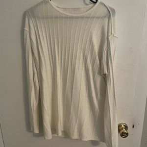 Pleated sweater